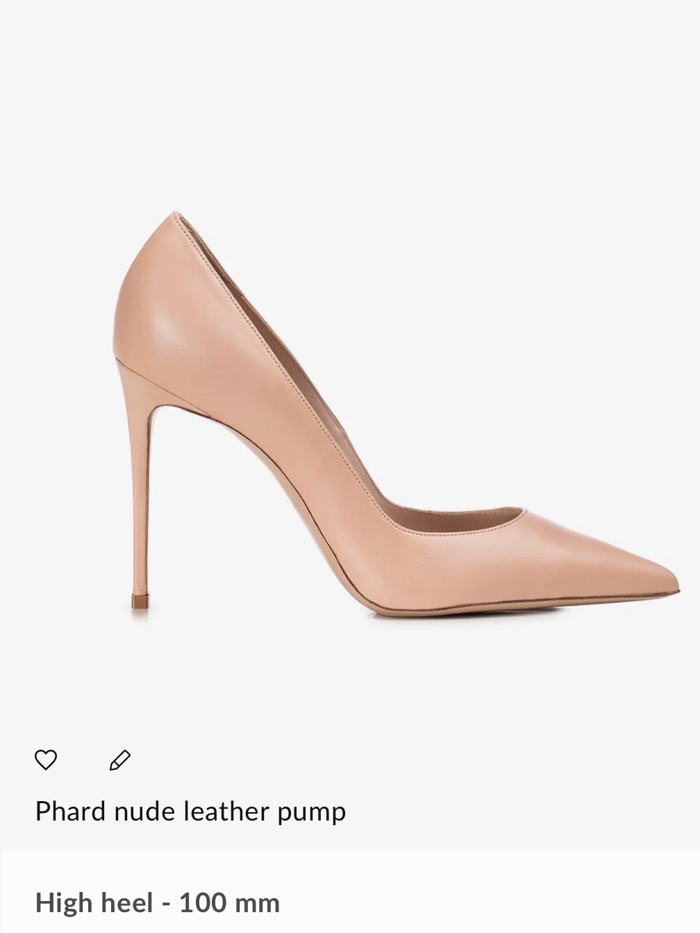 Leather Pointed Stiletto Pump